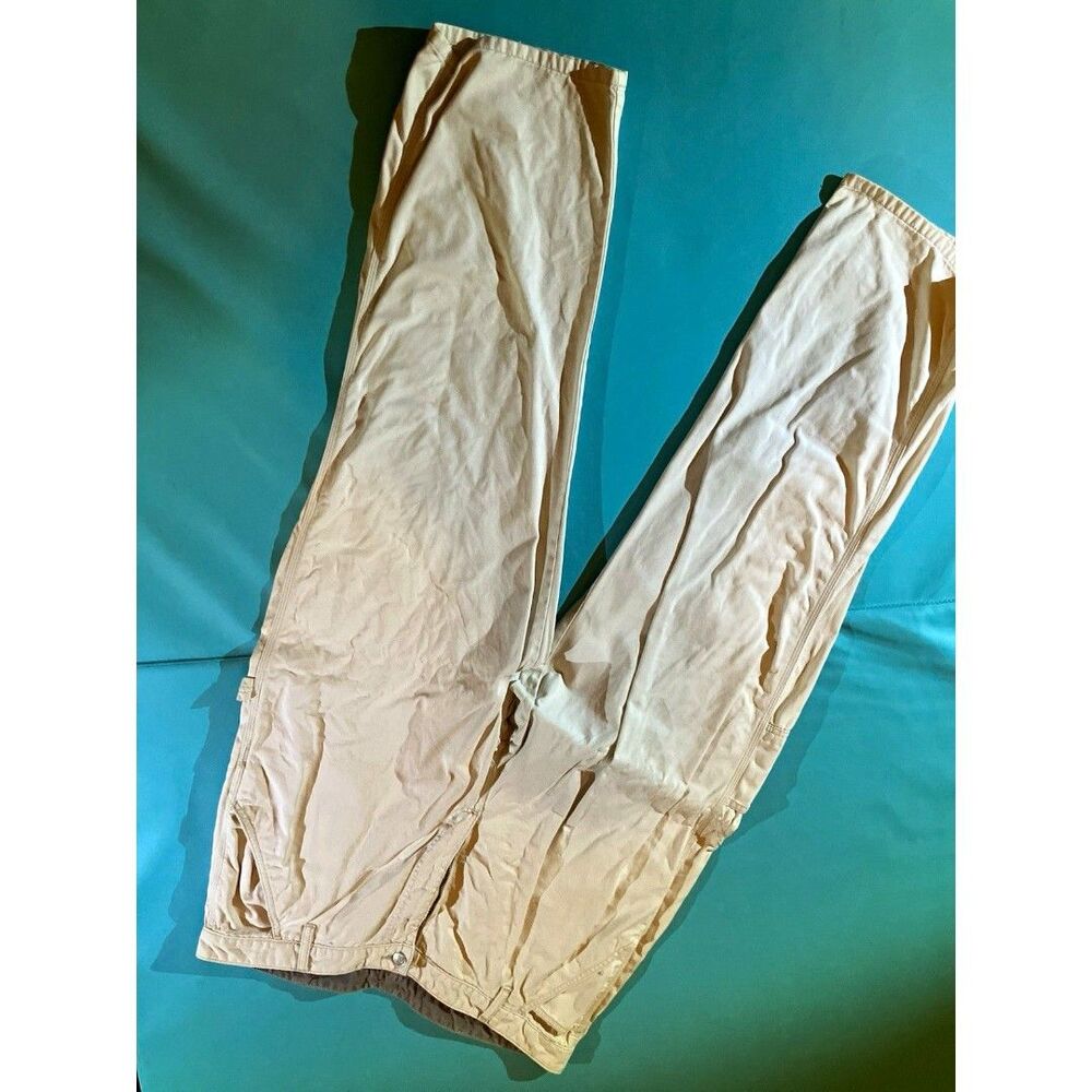 The Original Men's Beige Cargo Canvas Cotton Pants 32